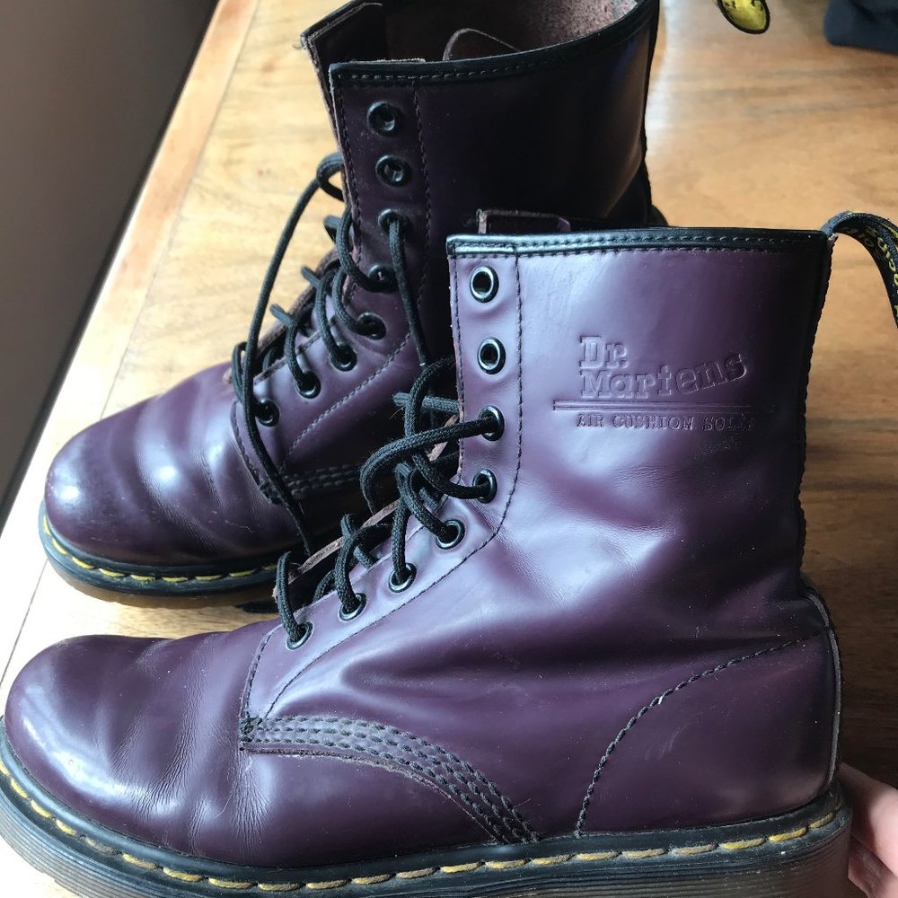 Women's size 8 purple Doc Martens